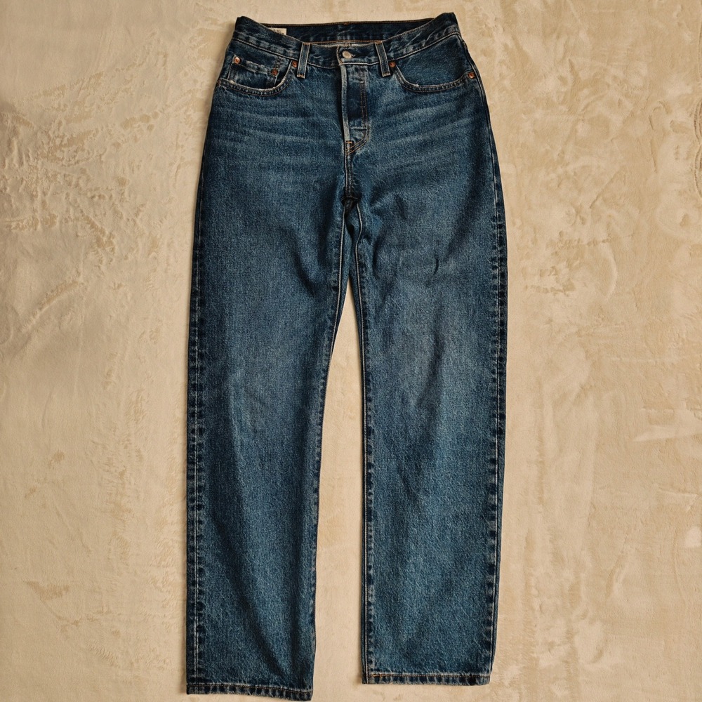 Levis Premium 501 Original Fit Jeans Blue Denim W26 L32 A1959-0006